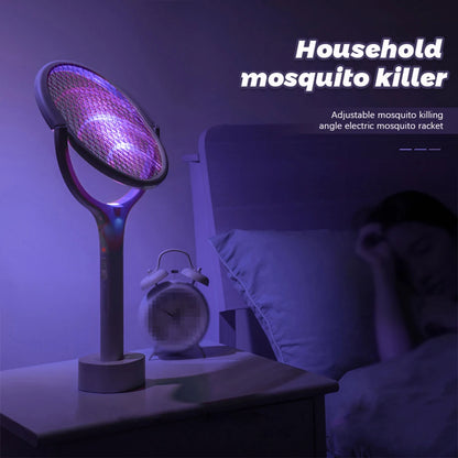 3500V 5in1 Mosquito Killer Lamp Multicunctional Angle Adjustable Bug Zapper Electric USB Rechargeable Mosquito Fly Bat Swatter