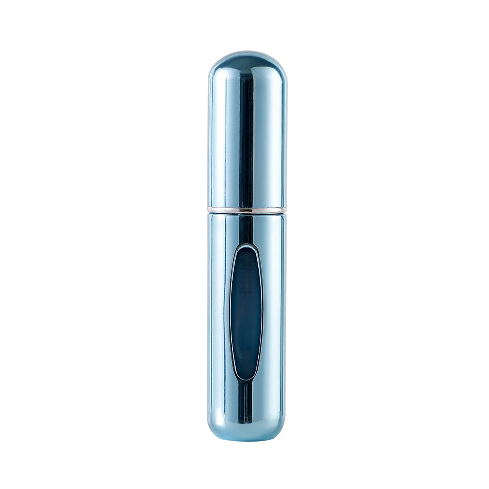 Portable Mini Travel High-end Perfume Bottle Base Refill Bottle Straight Charging Small Sample Perfume Aluminum Material