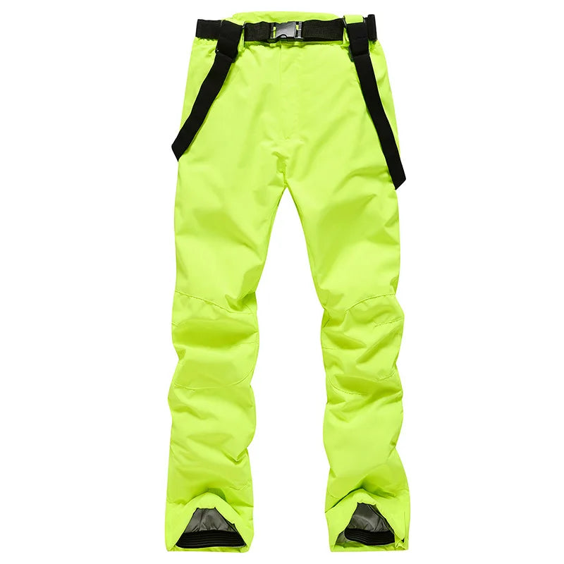 New Men and Women Winter Outdoor Ski Pants Windproof Waterproof Warm Breathable Snowboarding Pants Snow Sports Bibs Pants