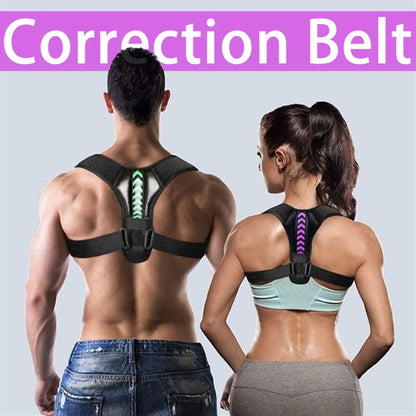 Adjustable Back Shoulder Posture Corrector Belt Clavicle Spine Support Reshape Your Body Home Office Sport Upper Back Neck Brace