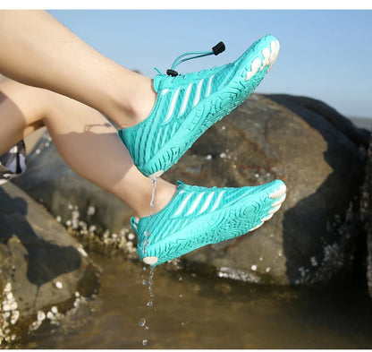 Water Shoes for Women Men Barefoot Shoes Upstream Breathable Beach Shoes Sport Shoe Quick Dry River Sea Aqua Shoes Sneakers