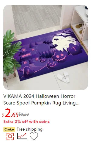 VIKAMA Silk Wool Rugs Children's Room Living Room Bedroom Tie-Dye Non-Slip Washable Machine Washable Carpet Mats