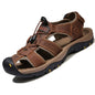 Genuine Leather Men Sandals Summer Men's Shoes Outdoor Water Shoes Leather Sandals For Men