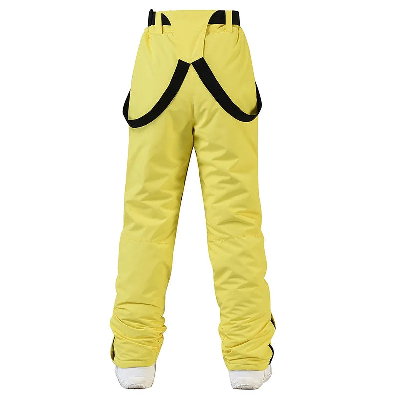 New Men and Women Winter Outdoor Ski Pants Windproof Waterproof Warm Breathable Snowboarding Pants Snow Sports Bibs Pants