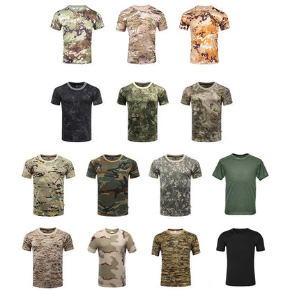 3D Camouflage T-Shirt Men Clothes Outdoor Fashion Casual O Neck Short Sleeve Summer Street Oversized Men Outdoor Sport T Shirts