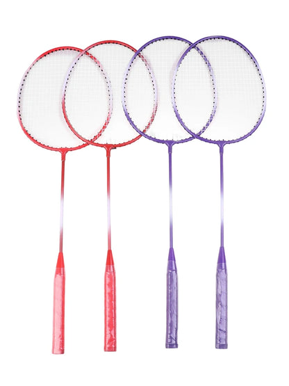 Professional Badminton Rackets Shuttlecocks and Carrying Bag Set Double Badminton Racquet Set Indoor Outdoor Speed Sports