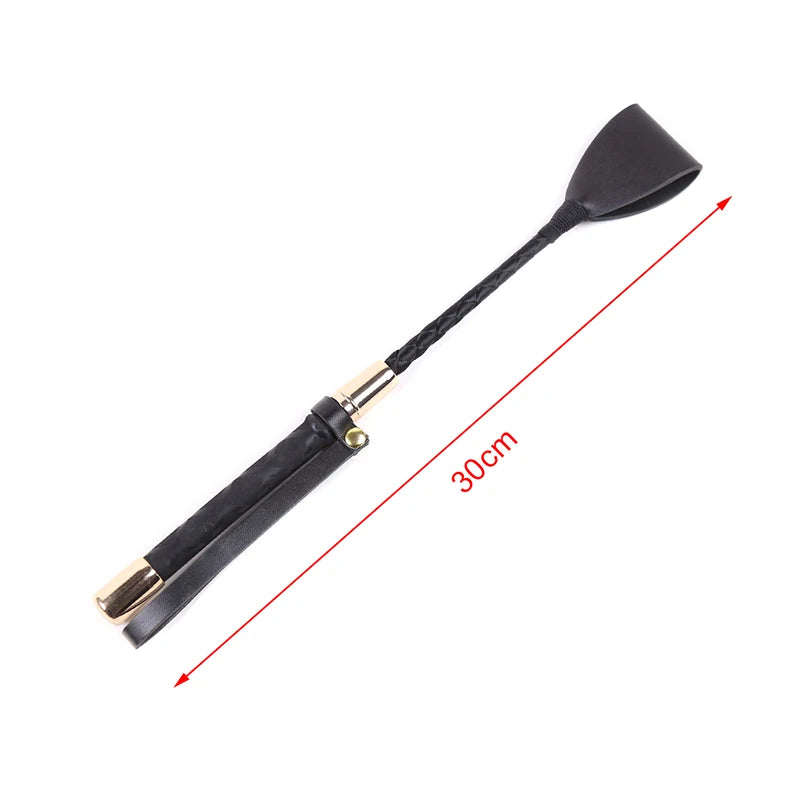 Riding Crop Durable Equestrian Training PU Leather Outdoor Portable Pointer Lightweight Non Slip With Handle Horse Whip Racing