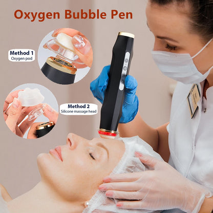 Oxygen Bubble Pen CO2 Oxygen Portable Facial Machine CO2 Gel Facial Skin Care Device Facial SPA CO2 Bubble Oxygen Beauty Machine