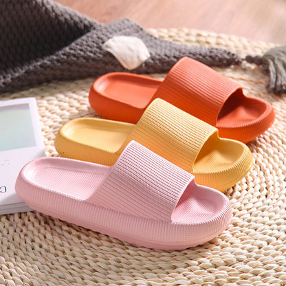 Cloud Slippers For Men Flip Flops Beach Sandals Bathroom Non-Slip Slides Men Women Slippers Indoor House Shoes Male Slipper